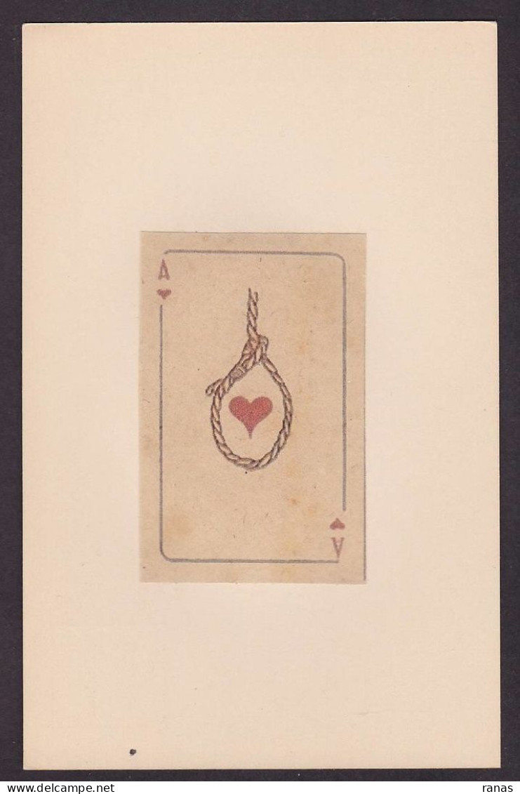 CPA Jeu De Cartes Carte à Jouer Playing Cards Non Circulé Satirique Politique Allemagne Germany Franchise Militaire - Playing Cards