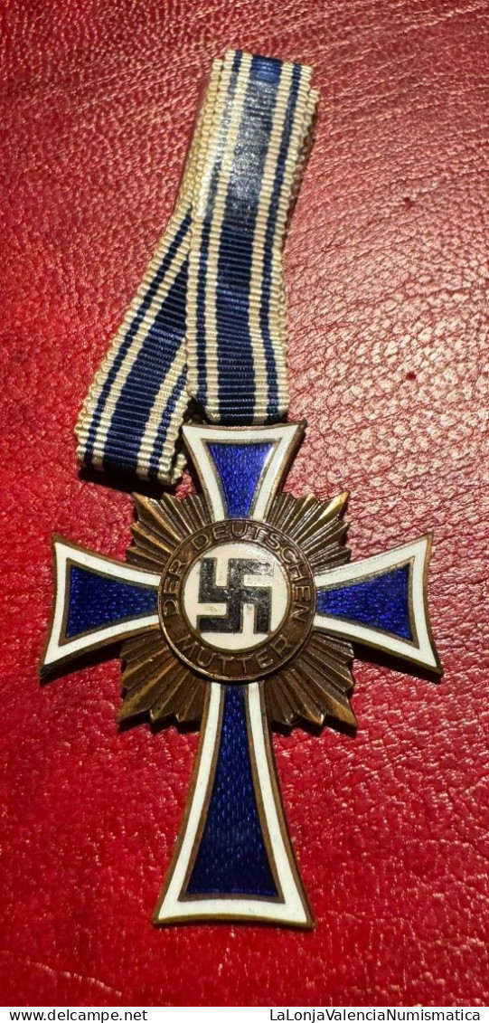 Alemania Medalla Reich III De La Madre 1938 Categoría Bronce - Andere & Zonder Classificatie