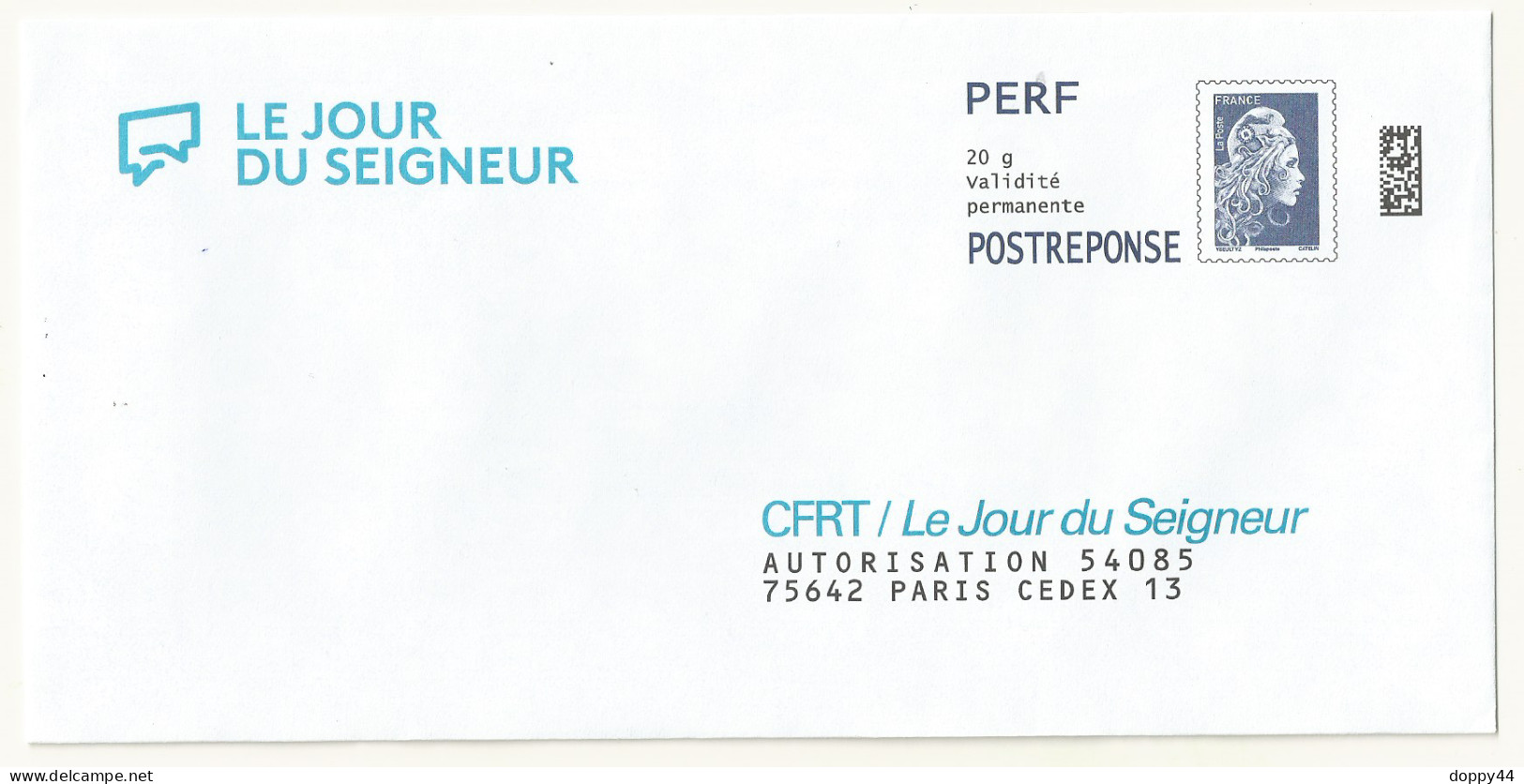 PAP POSTREPONSE PERF LE JOUR DU SEIGNEUR . LOT 389054 - PAP: Antwort/Marianne L'Engagée