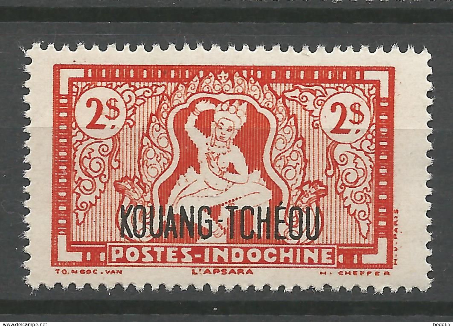 KOUANG-TCHEOU N° 155 NEUF** LUXE SANS CHARNIERE / Hingeless / MNH - Unused Stamps
