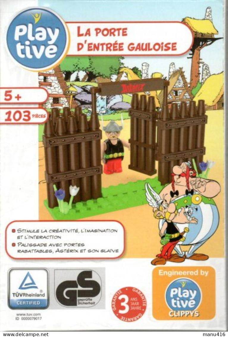 La Porte D'entrée Gauloise, Astérix Playtive Clippys, Boite Neuve Jamais Ouverte. Voir Les Scans. Port Offert. - Asterix & Obelix