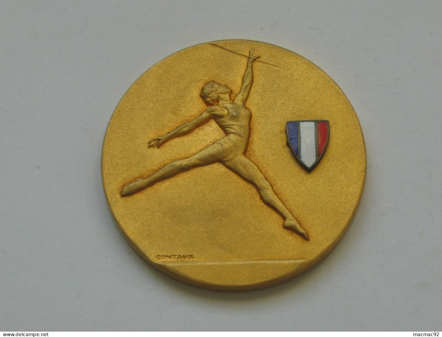 Médaille De Gymnastique  - Sol  *** EN ACHAT IMMEDIAT *** - Gymnastiek