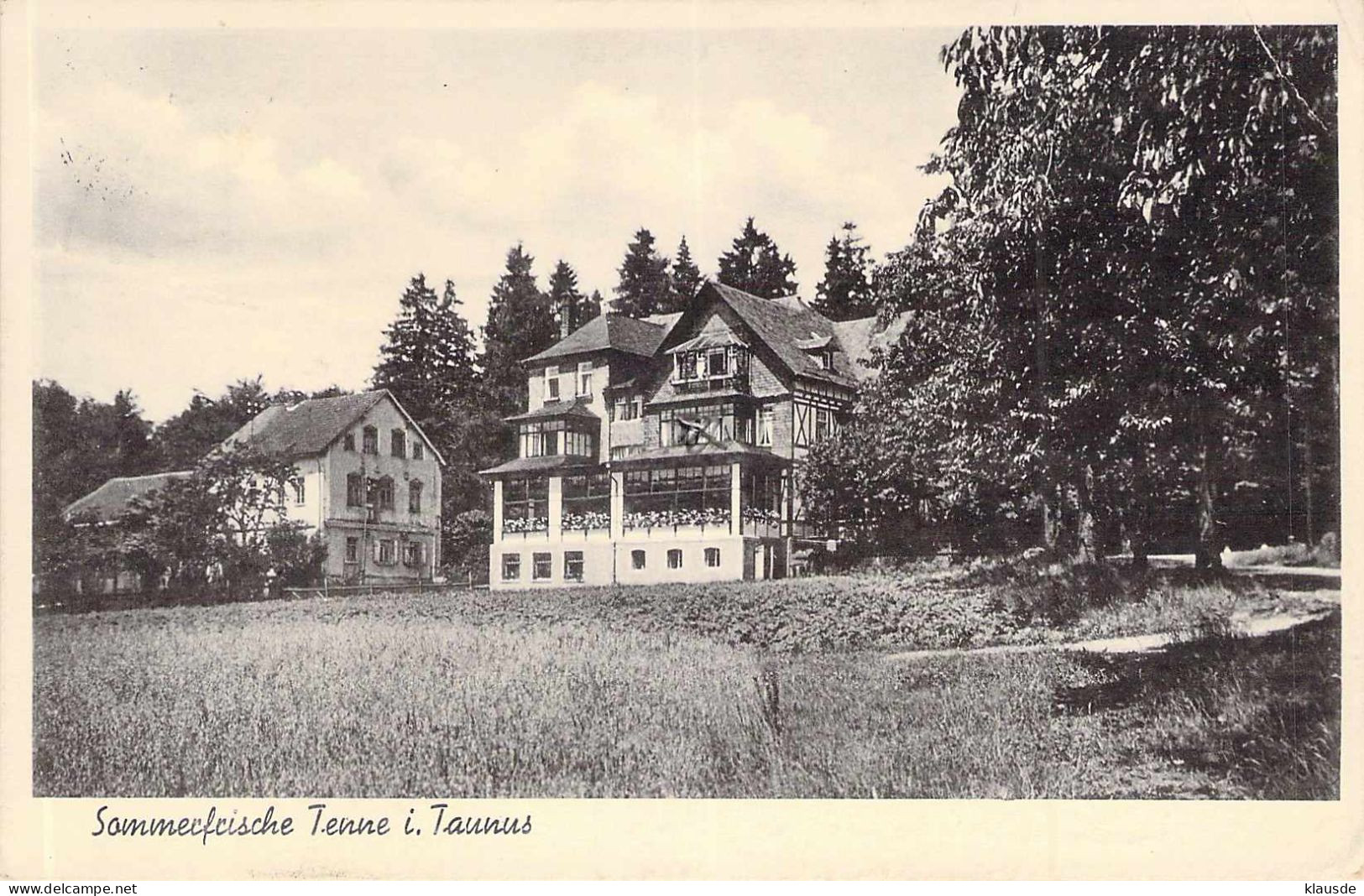 Sommerfrische Tenne I.Taunus SST Camberg 1939 - Taunus