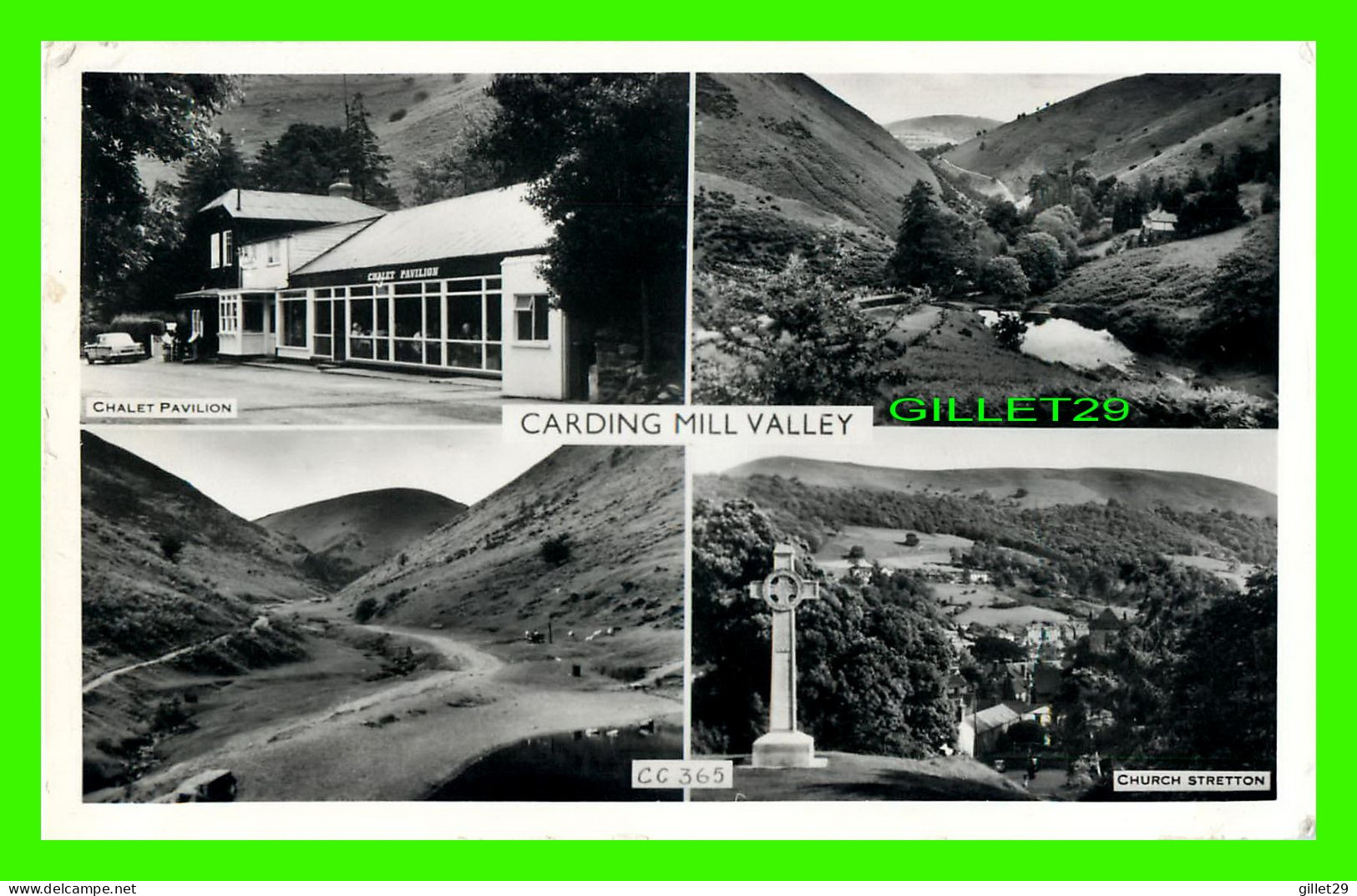CARDING MILL VALLEY, SHROP, UK - 5 MULTIVUES - TRAVEL IN 1971 - REAL PHOTOGRAPH - - Shropshire