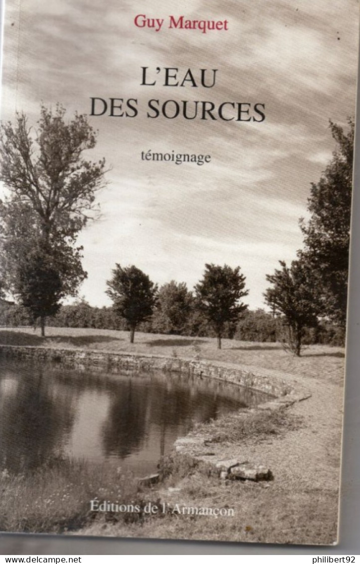 Guy Marquet. L'eau Des Sources. - Bourgogne