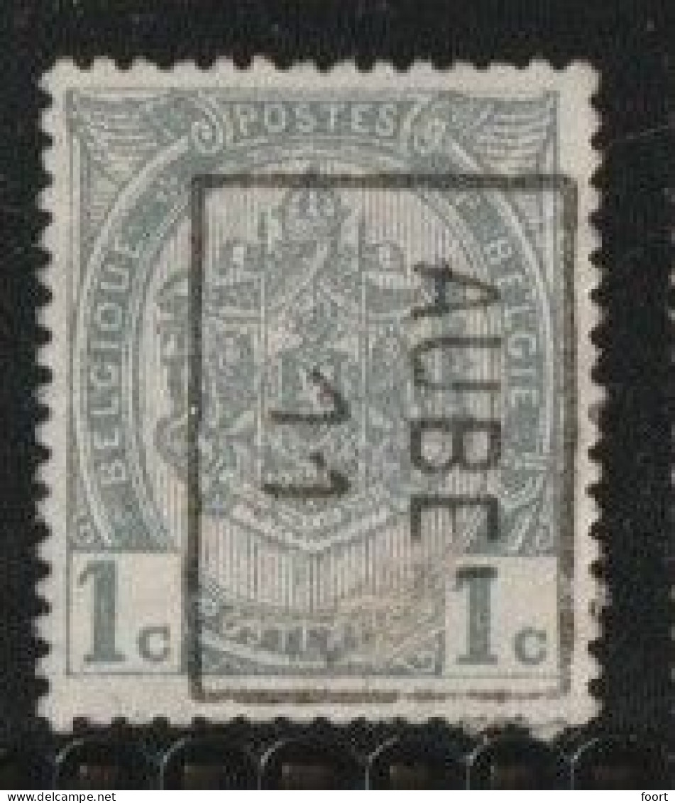 Aubel 1911  Nr.  1599Bzz - Rolstempels 1910-19