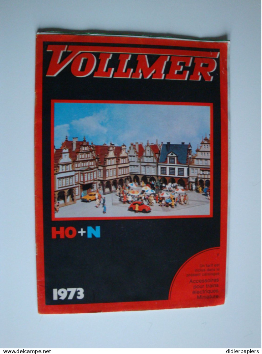 Ferroviaire,modélisme,jouets Catalogue Vollmer Accessoires Pour Trains électriques 1973 - Deutsch