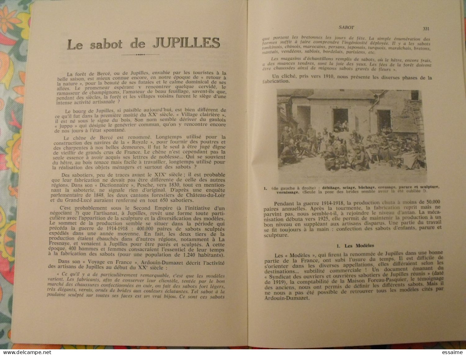 revue La province du Maine. n° 51 de 1984. Gorron La Flèche Précigné Fay Port-Brillet Jupilles sabot