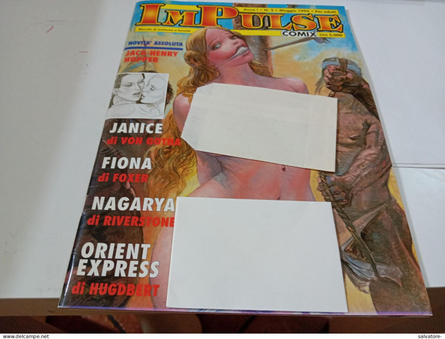 MENSILE IMPULSE- COMIX - ANNO 1- NUMERO 2- MAGGIO 1994 - Erstauflagen