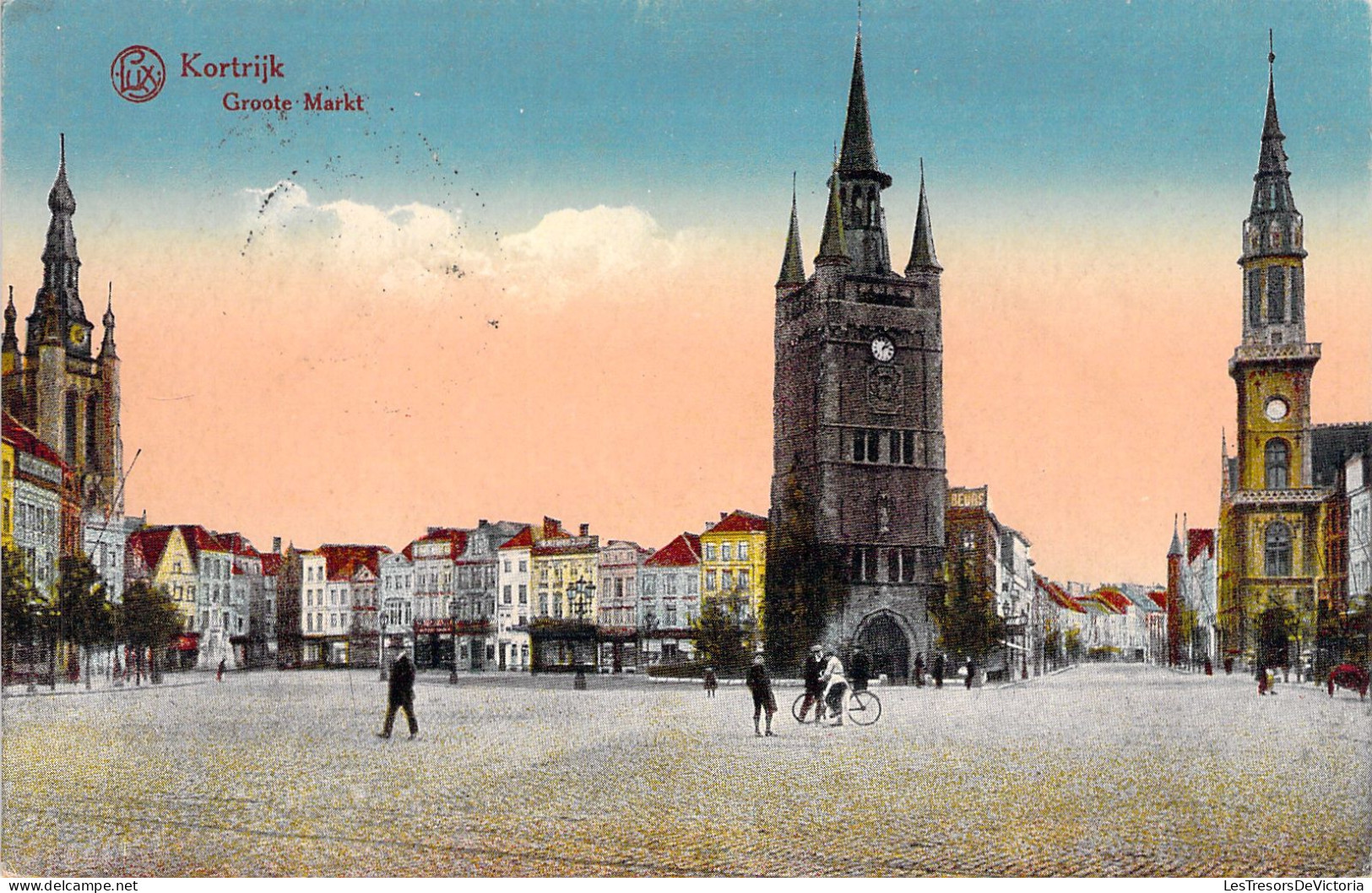 BELGIQUE - Kortrijk - Groote Markt - Carte Postale Ancienne - Kortrijk