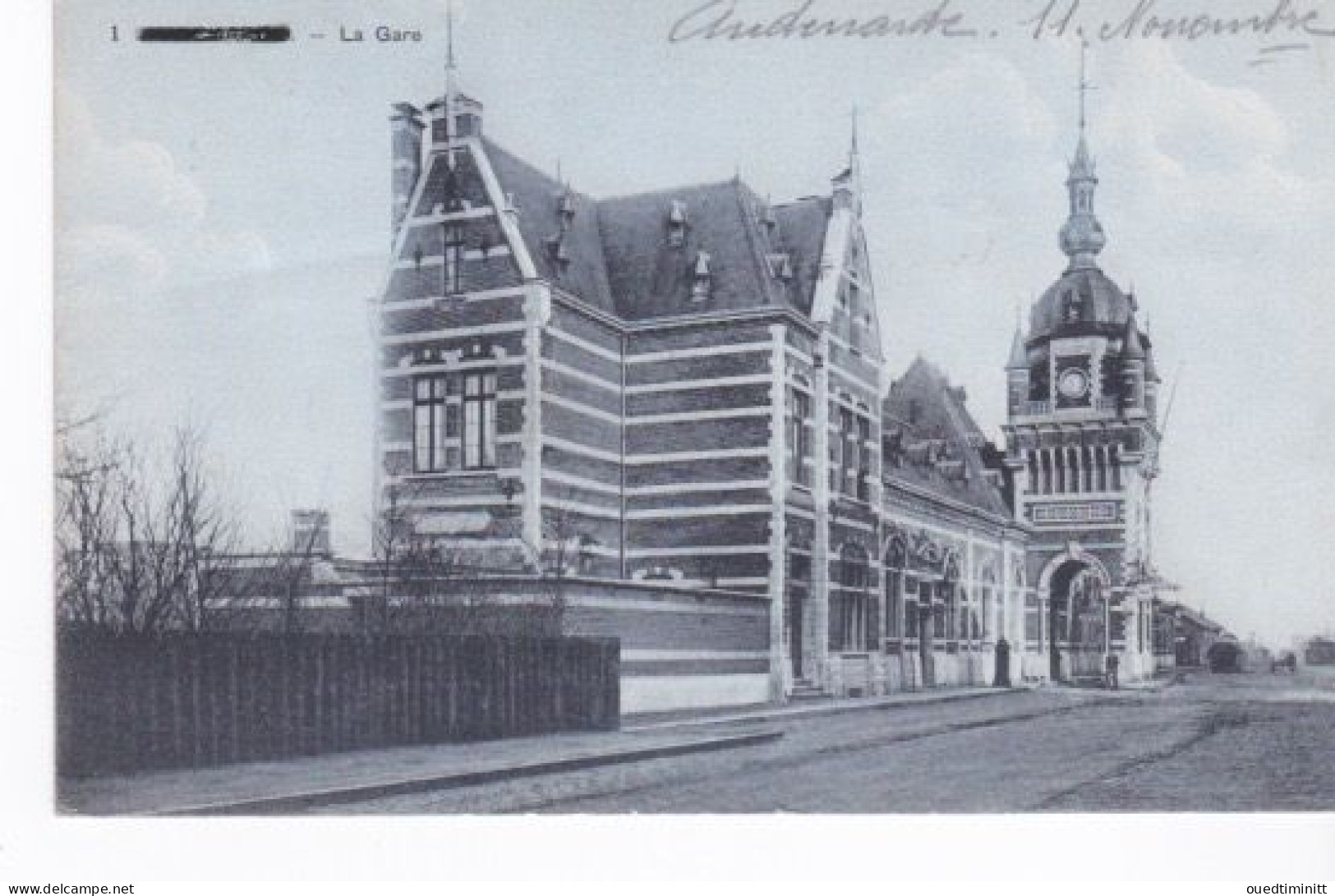 Belgique, Gare De Oudenarde, Cp Très émouvante écrite Le 11 Novembre 1918 à Oudenarde Même, Le Jour De L'Armistice - Oudenaarde