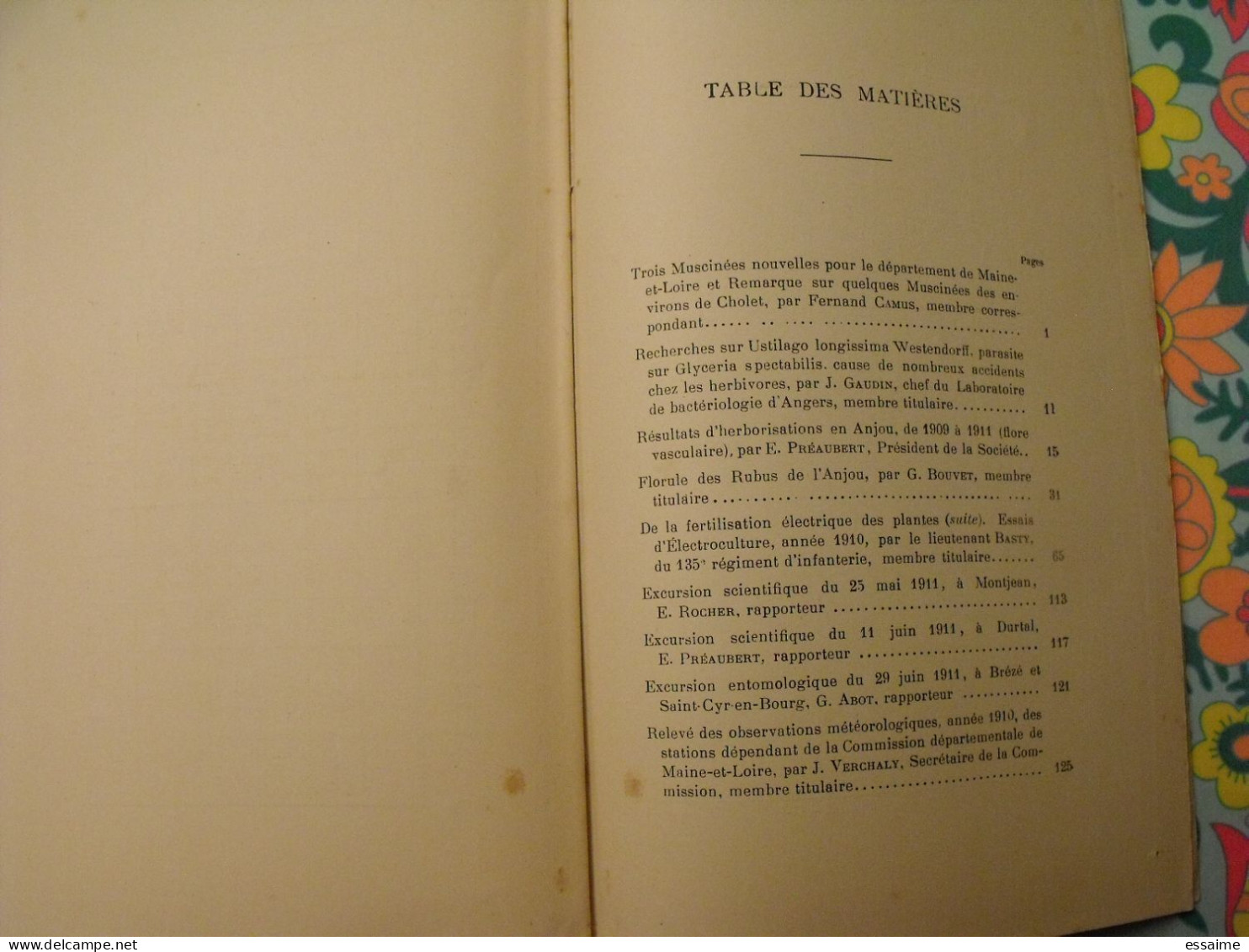 Bulletin De La Société D'études Scientifiques D'Angers. 1910. Grassin. - Pays De Loire