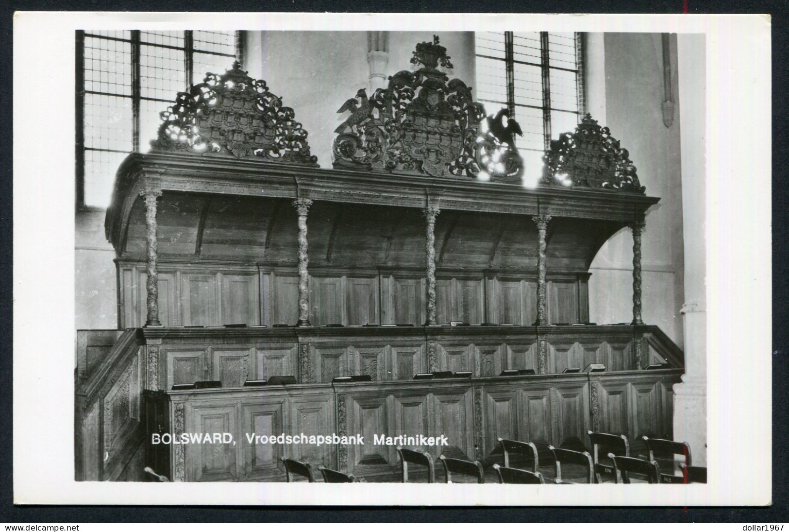 Vroedschapsbank ,  Martinikerk , Groot Kerkhof 26, 8701 HG Bolsward  - Not Used  -  2 Scans For Originalscan !! - Bolsward