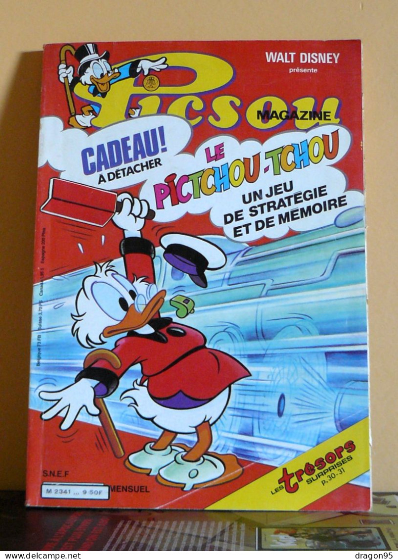 Picsou Magazine N°139 - Le Pitchou-Tchou - Complet Avec Le Jeu - 1983 - Picsou Magazine