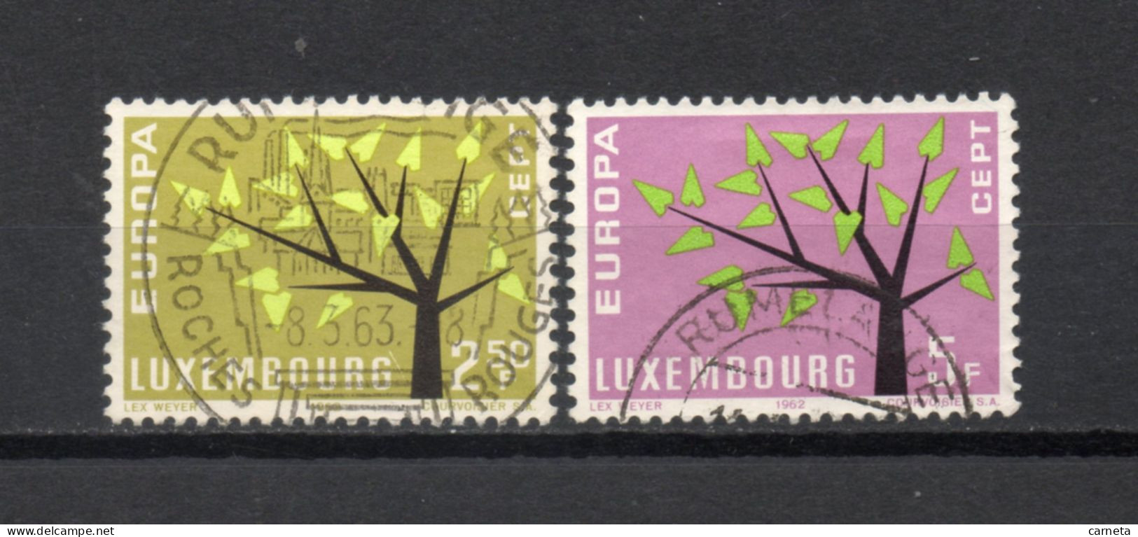 LUXEMBOURG    N° 612 + 613    OBLITERES   COTE 0.70€    EUROPA - Used Stamps