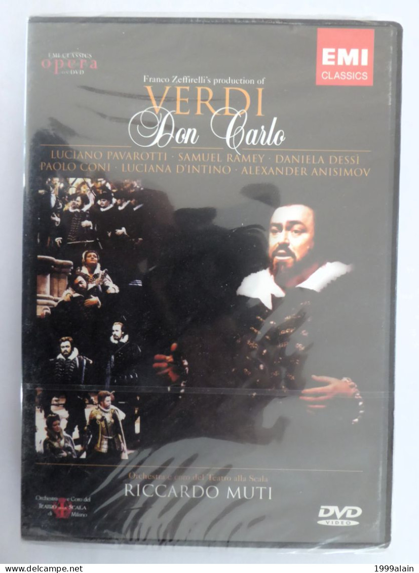 VERDI  / DON CARLO / RICCARDO MUTI / LUCIANO PAVAROTTI / SCALA DE MILAN - Conciertos Y Música