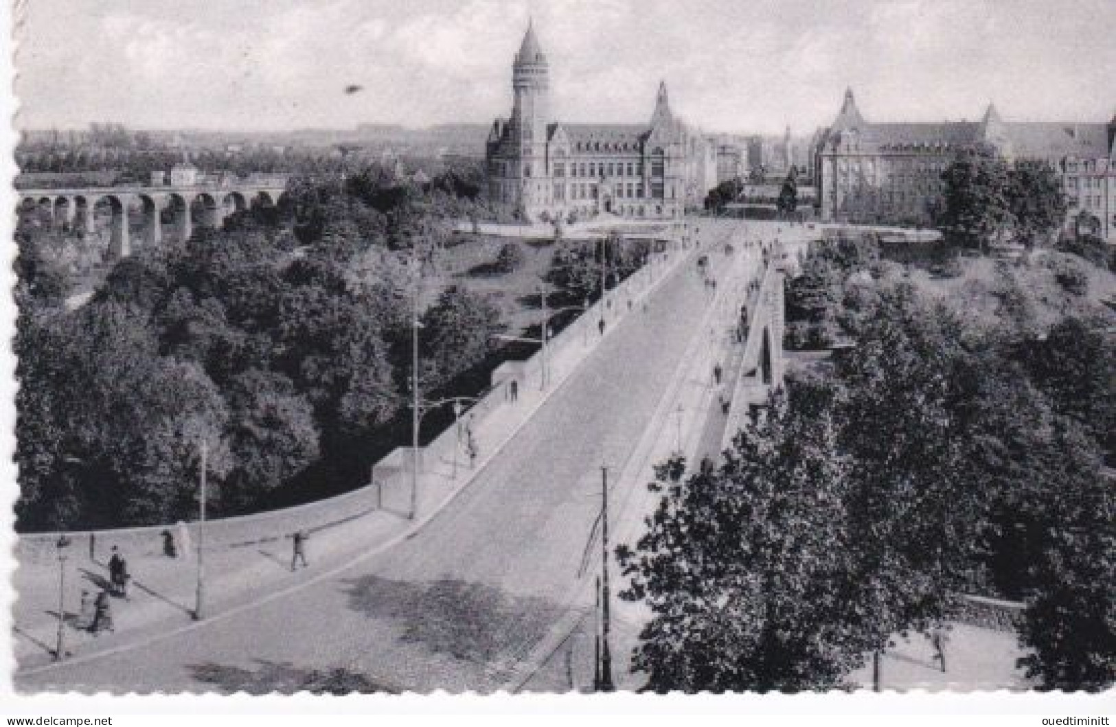 Luxembourg, Avenue Et Pont Adolphe, Cpsm Pf. - Luxemburg - Stadt