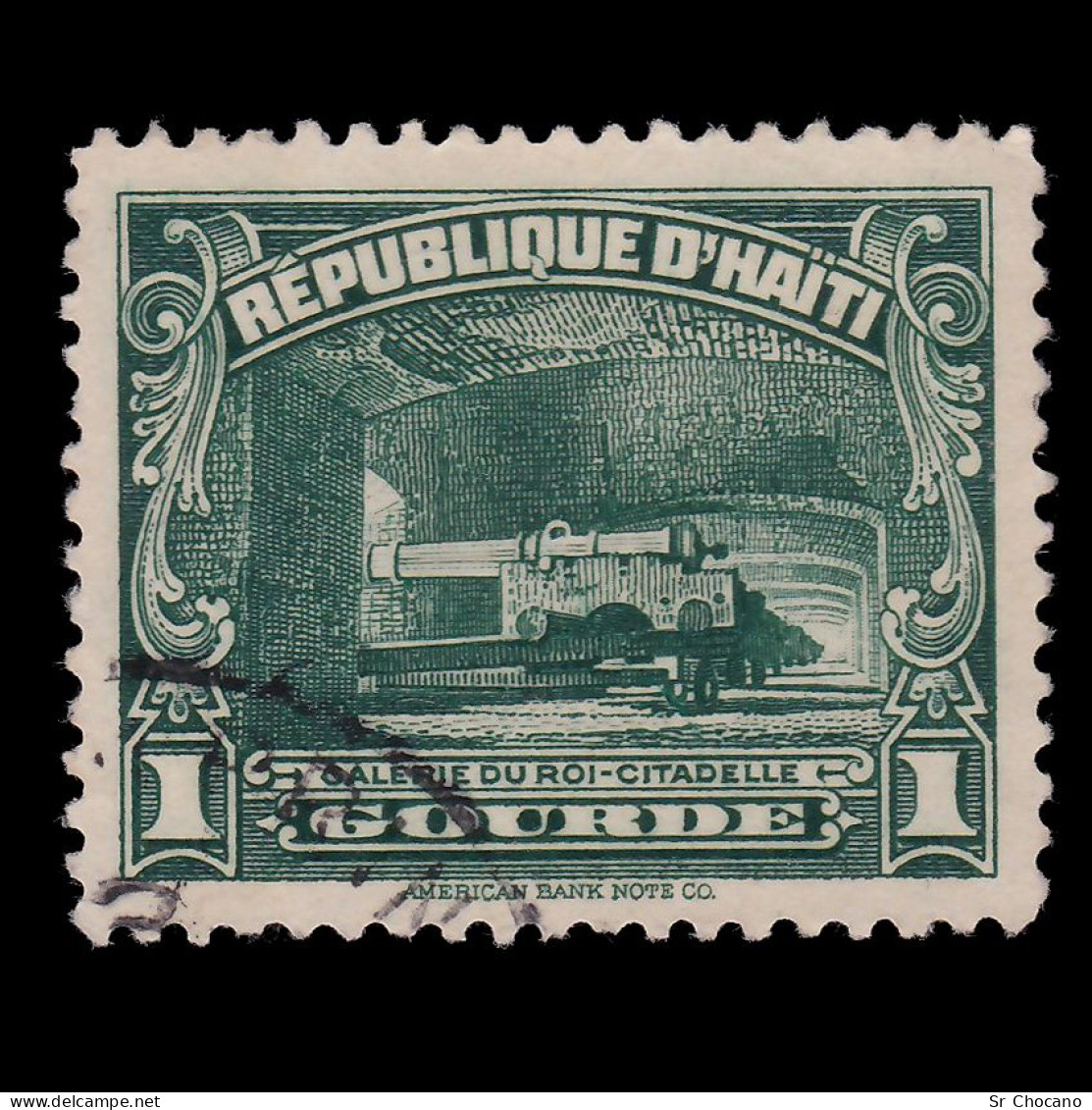 HAITI STAMP.1933-40.King’s Gallery Citadel.1g.SCOTT 333.USED. - Haïti