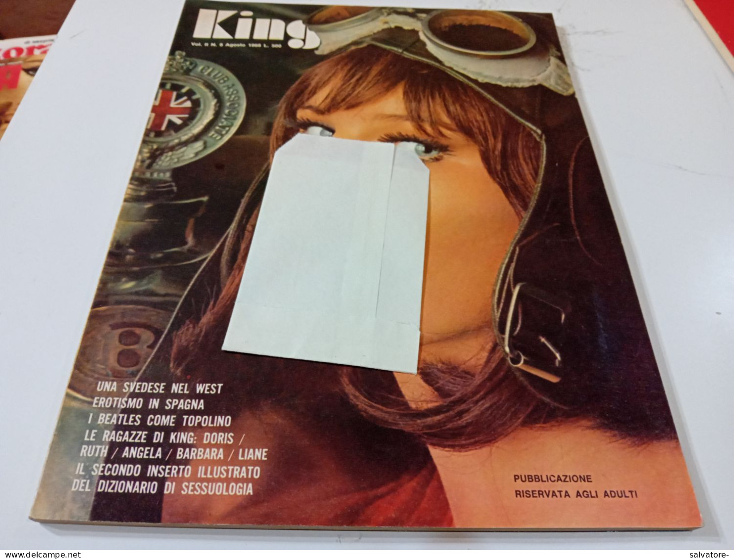 RIVISTA SEX - KING - NUMERO 8- VOL.2- AGOSTO 1968 - Santé Et Beauté