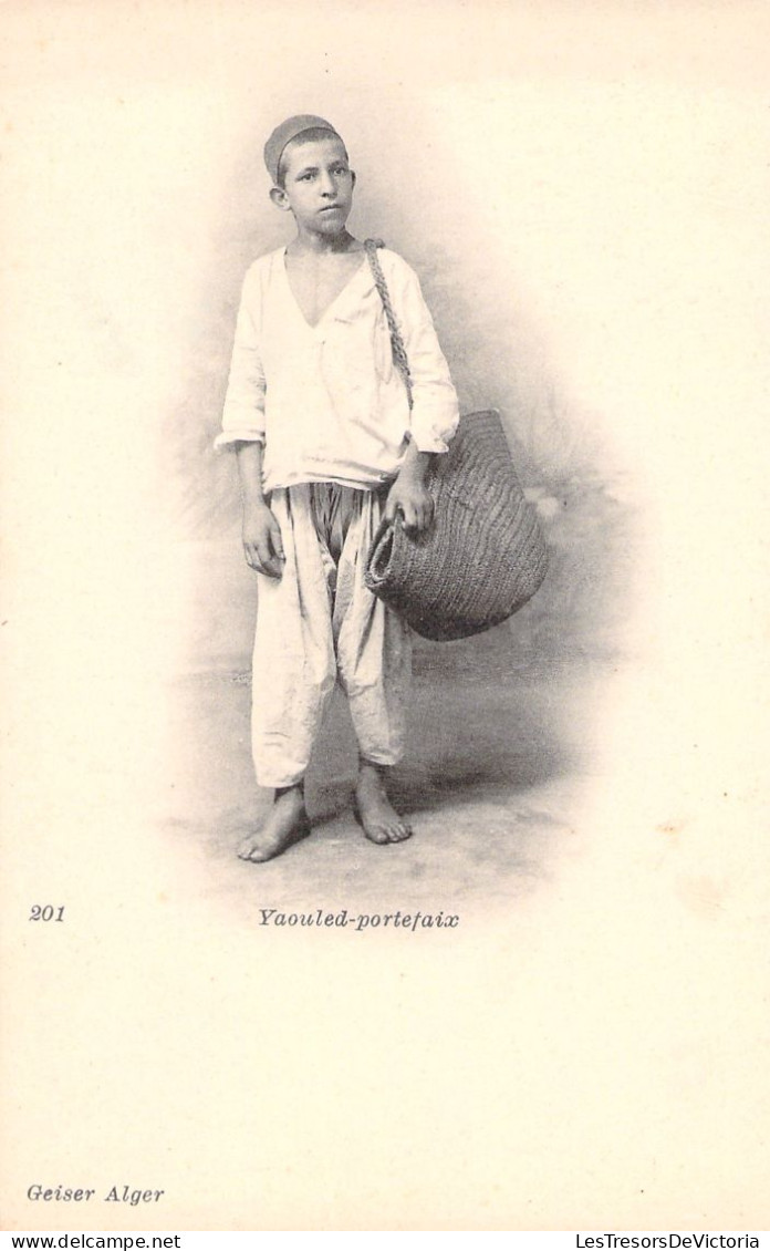 ALGERIE - Yaouled Portefaix - Geiser Alger - Carte Postale Ancienne - Escenas & Tipos