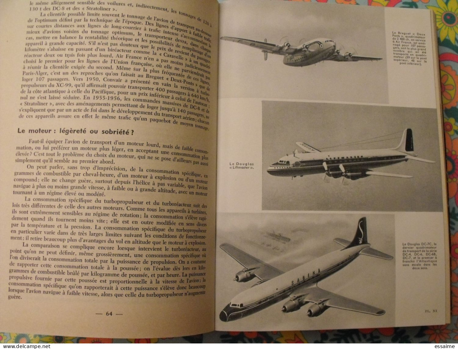 L'aviation Nouvelle. Camille Rougeron. Illustrations De Jean Lattapy. Larousse 1957 - Flugzeuge