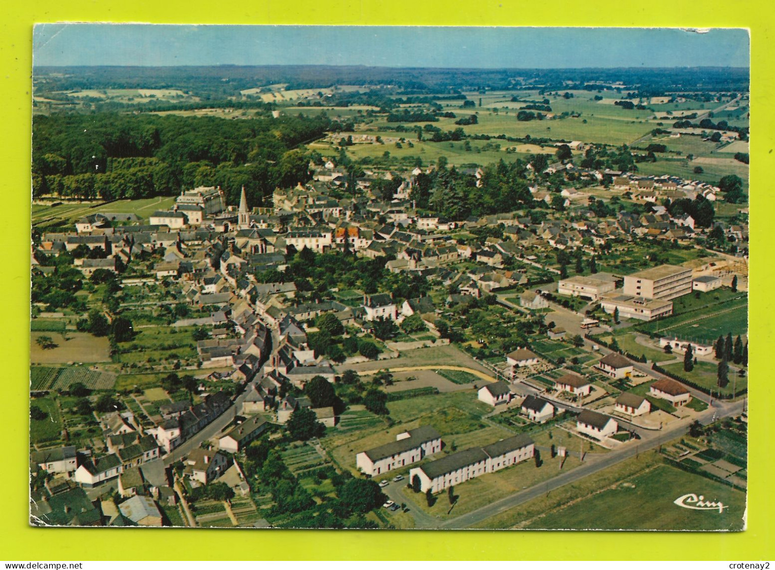 72 LE GRAND LUCE Vue Générale Aérienne En 1981 - Le Grand Luce