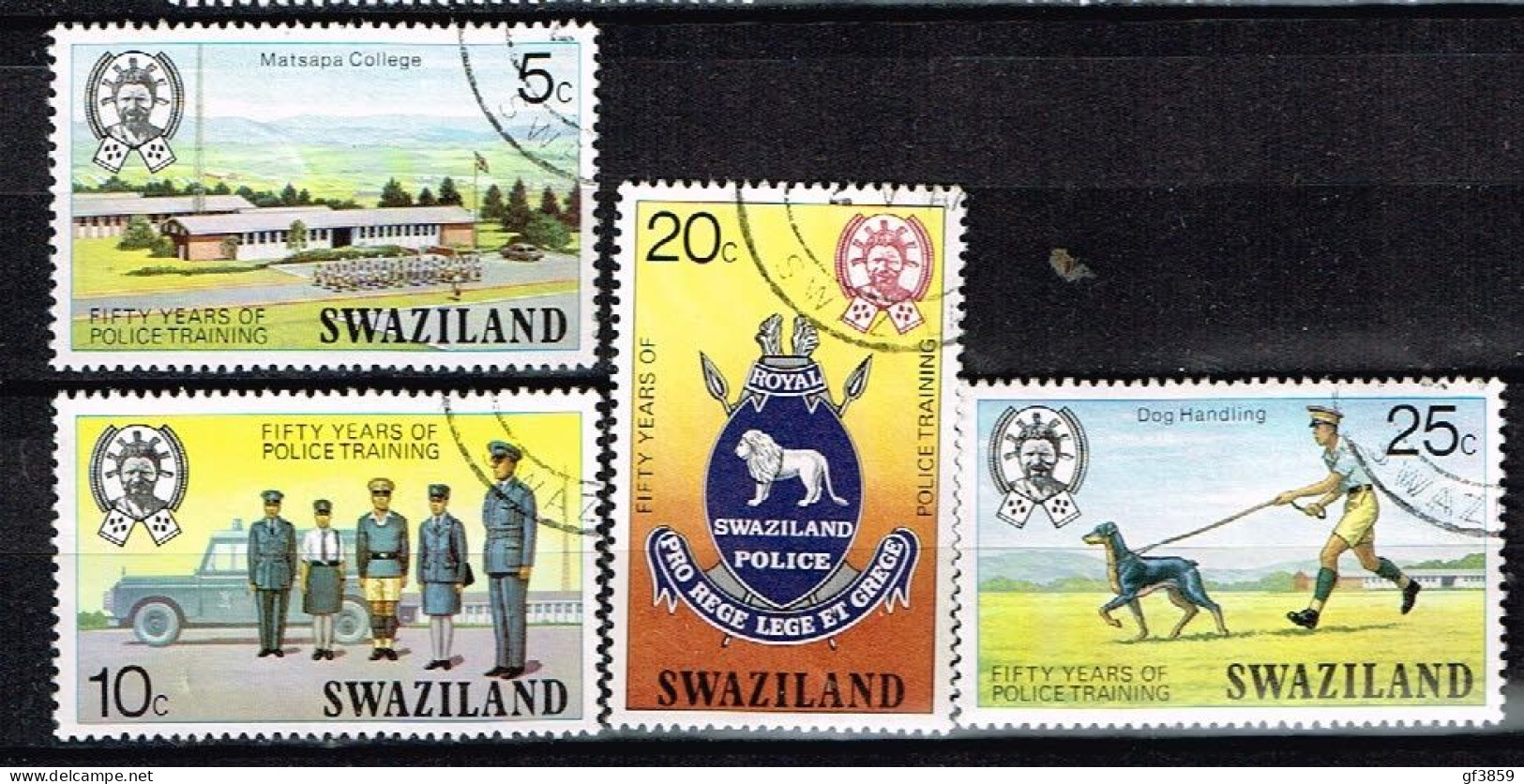 SWAZILAND / Oblitérés /Used / 1977 - 50 Ans De L'école De Police - Swaziland (1968-...)