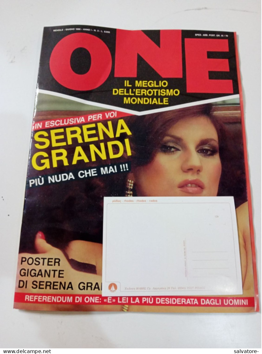 RIVISTA ONE IL MEGLIO DELL'EROTISMO MONDIALE- MENSILE - GIUGNO 1986- ANNO 1- NUMERO 3- - Santé Et Beauté