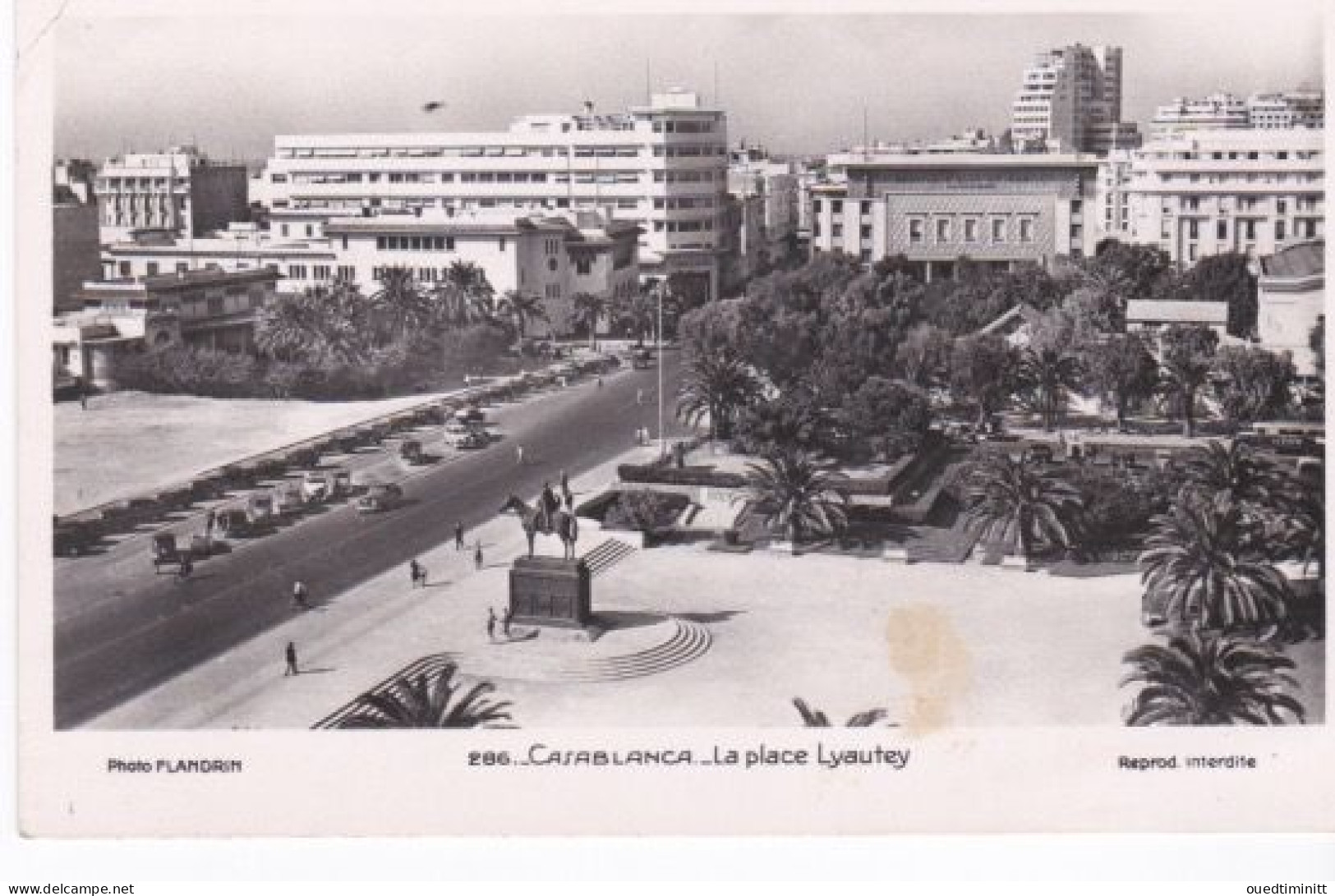 Maroc, Cpsm 1953, La Place Lyautey De Casablanca. - Casablanca