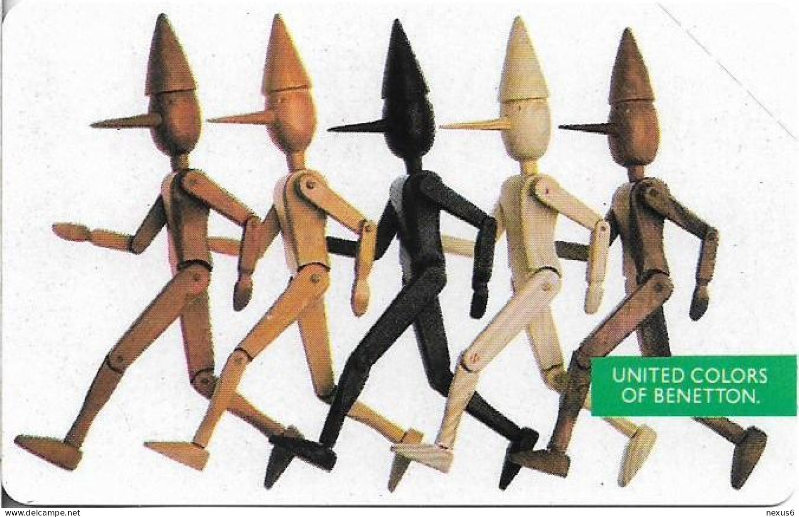 Italy - SIP (Urmet) - Benetton - Pinocchio, Exp.30.06.1993, 5.000₤, 296.000ex, Mint - Öff. Diverse TK