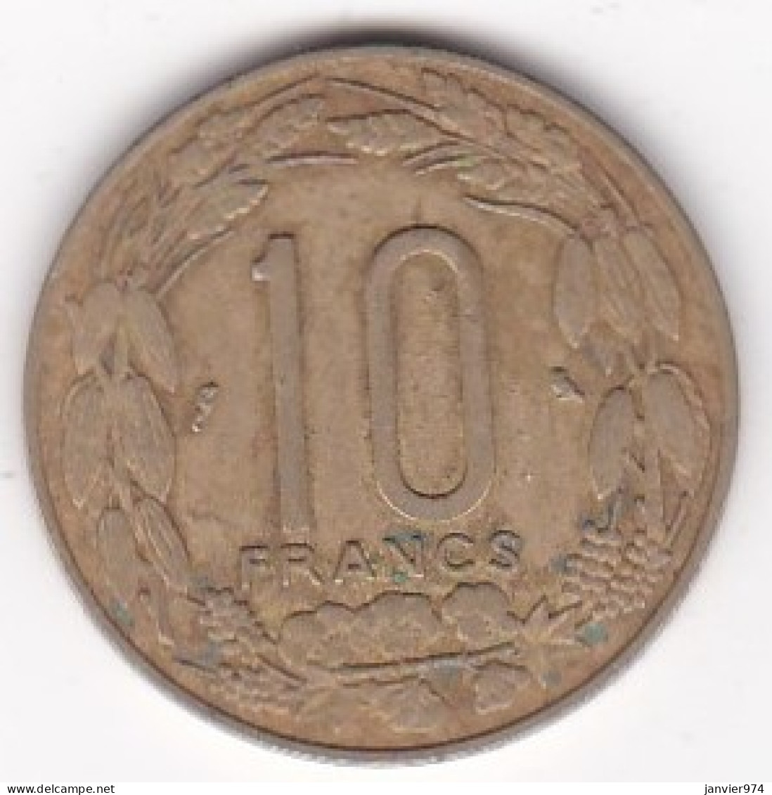 Cameroun, Afrique Equatoriale Française, 10 FRANCS 1967, Bronze Aluminium. KM# 2a - Kameroen