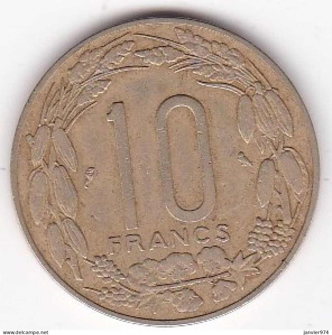 Cameroun, Afrique Equatoriale Française, 10 FRANCS 1965 Bronze Aluminium. KM# 2a - Kamerun