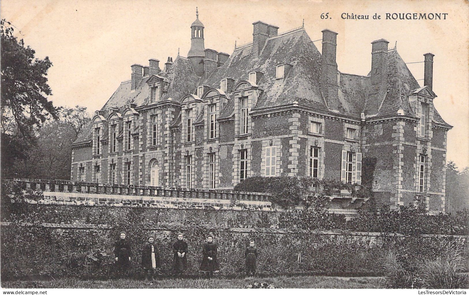 FRANCE - Chateau De Rougemont - Animé - Carte Postale Ancienne - Rougemont-le-Château