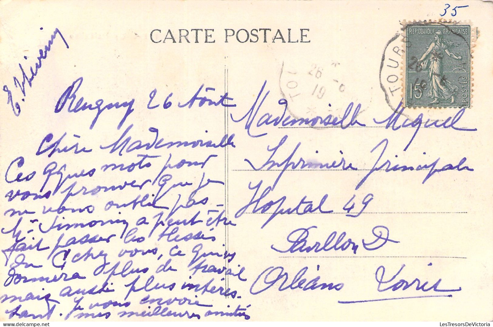FRANCE - Reugny - L'eglise - Animé - Carte Postale Ancienne - Reugny