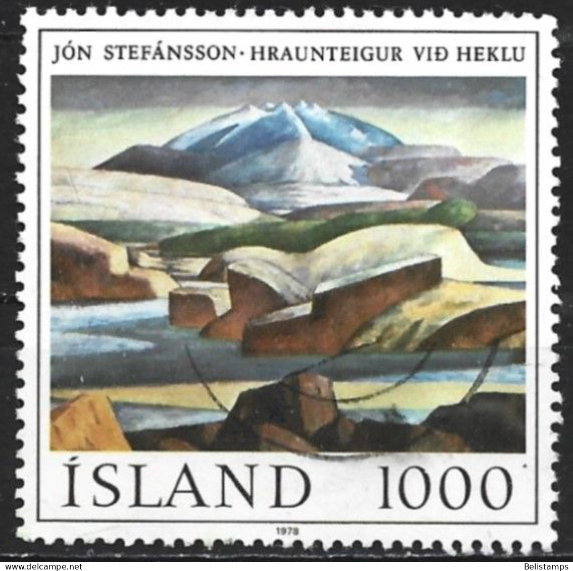 Iceland 1978. Scott #511 (U) Lava Near Mt. Hekl, By Jon Stefansson  *Complete Issue* - Usati