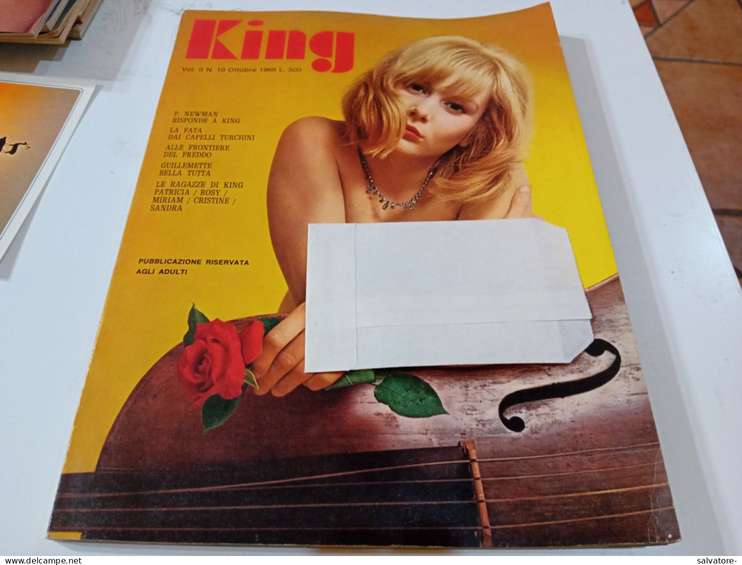 RIVISTA KING  NUMERO  10- OTTOBRE  1968 - Gezondheid En Schoonheid