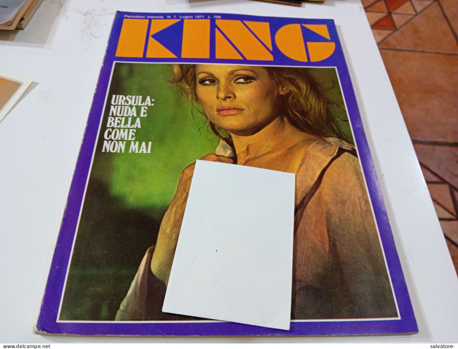 RIVISTA KING NUMERO 7- LUGLIO 1971 - Gezondheid En Schoonheid