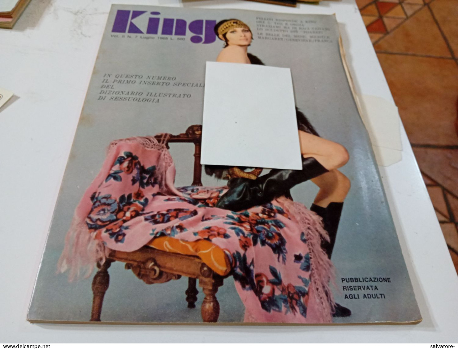 RIVISTA KING NUMERO 7- LUGLIO 1968 - Salute E Bellezza