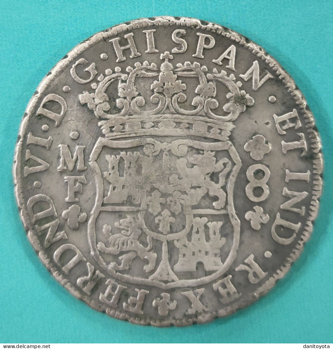 ESPAÑA. AÑO 1751. FERNANDO VI. 8 REALES PLATA MEXICO MF. - Premières Frappes