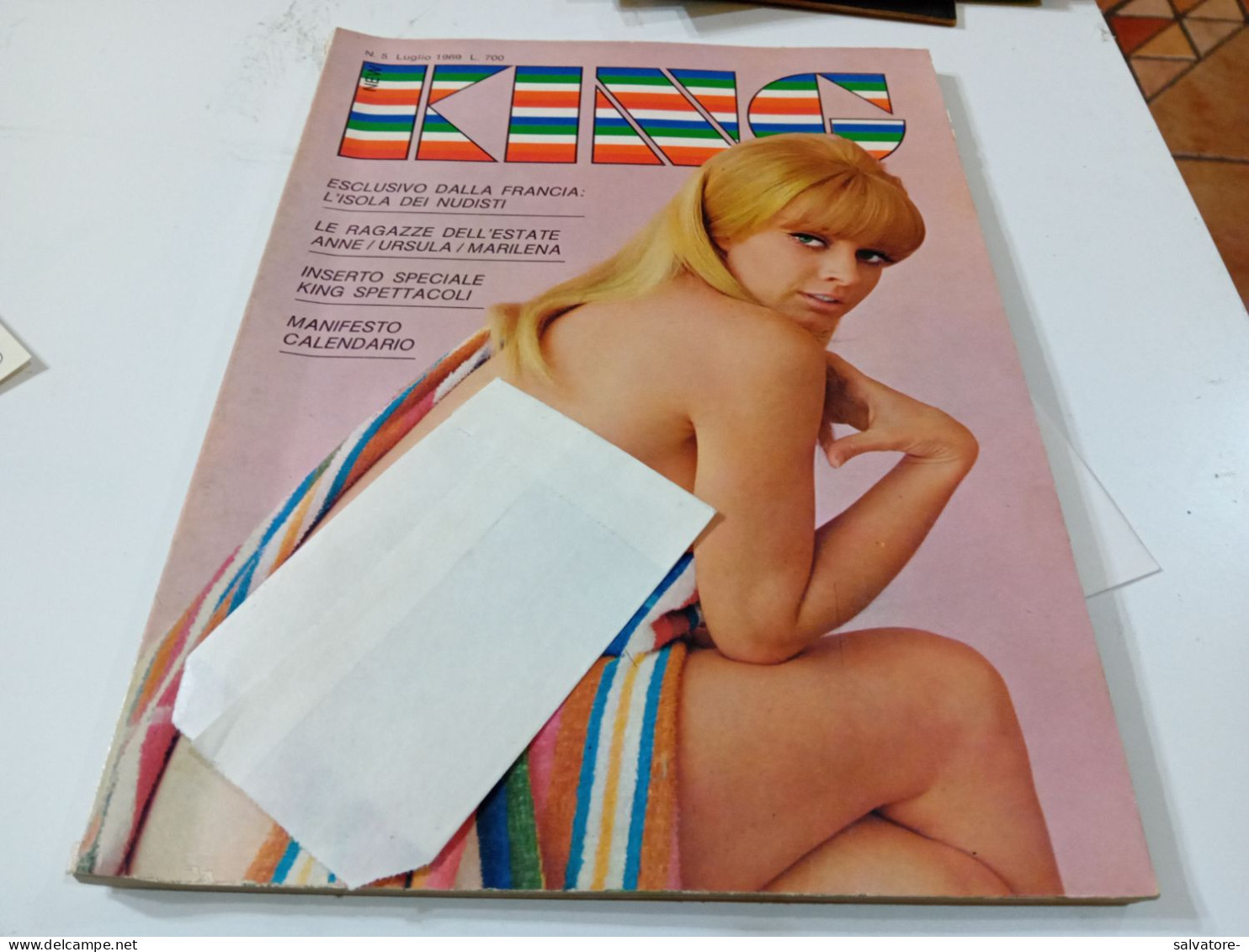 RIVISTA KING NUMERO 5  LUGLIO 1969 - Santé Et Beauté