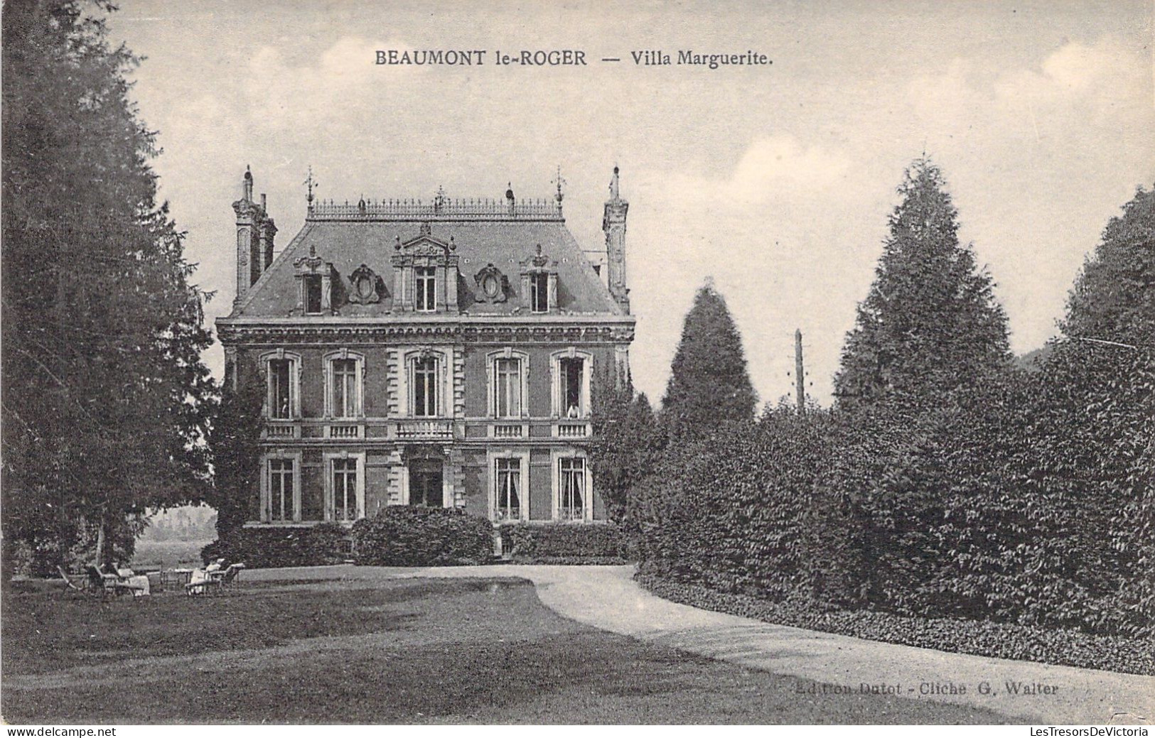 FRANCE - Beaumont Le Roger - Villa Marguerite - Carte Postale Ancienne - Beaumont-le-Roger