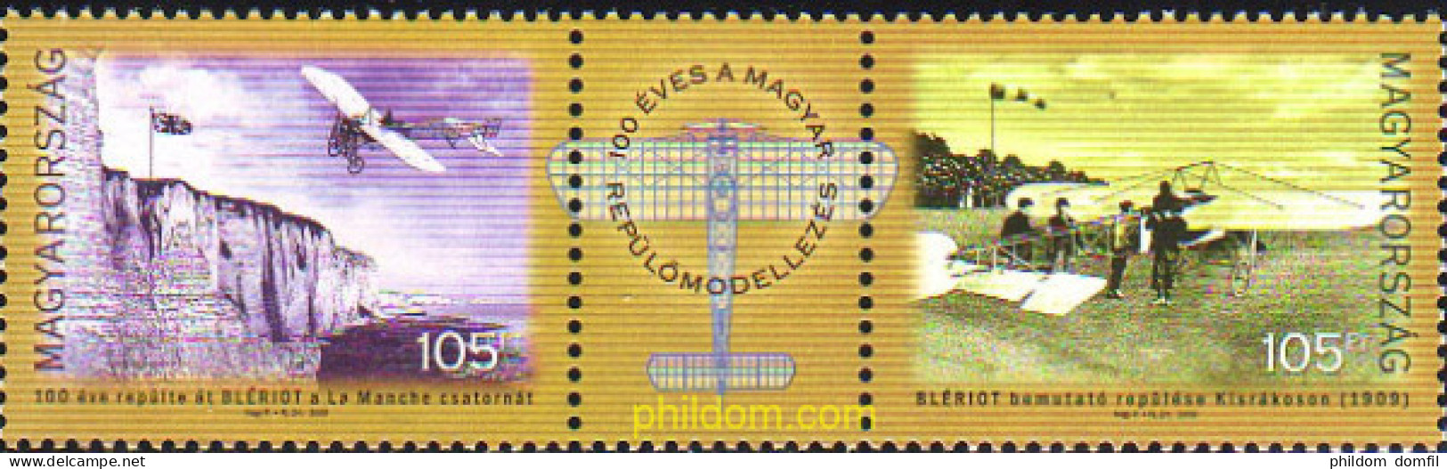 232527 MNH HUNGRIA 2009 HISTORIA DE LA AVIACION - Neufs