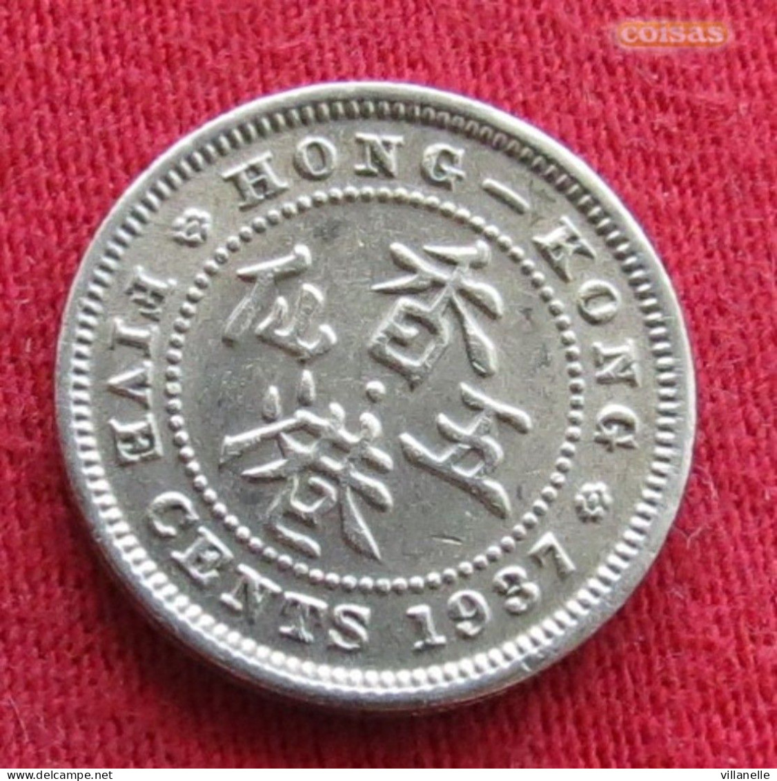 Hong Kong 5 Cents 1937 KM# 20 Lt 1414 *VT Hongkong - Hongkong