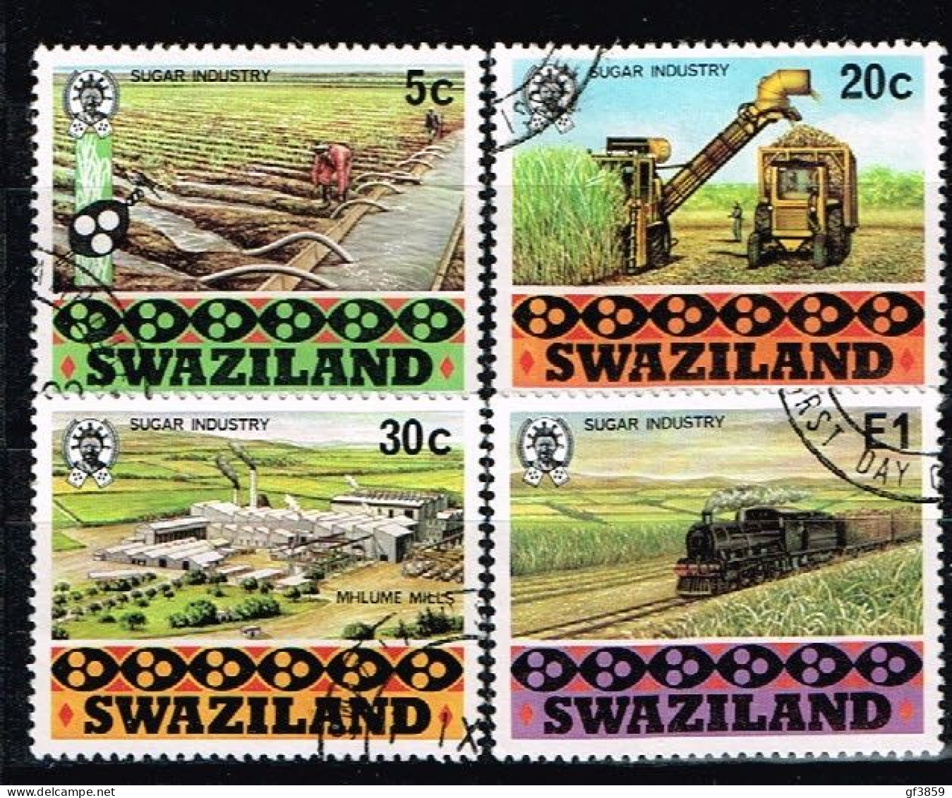 SWAZILAND / Oblitérés /Used / 1982 -  Industrie Sucrière De La Canne A Sucre - Swaziland (1968-...)
