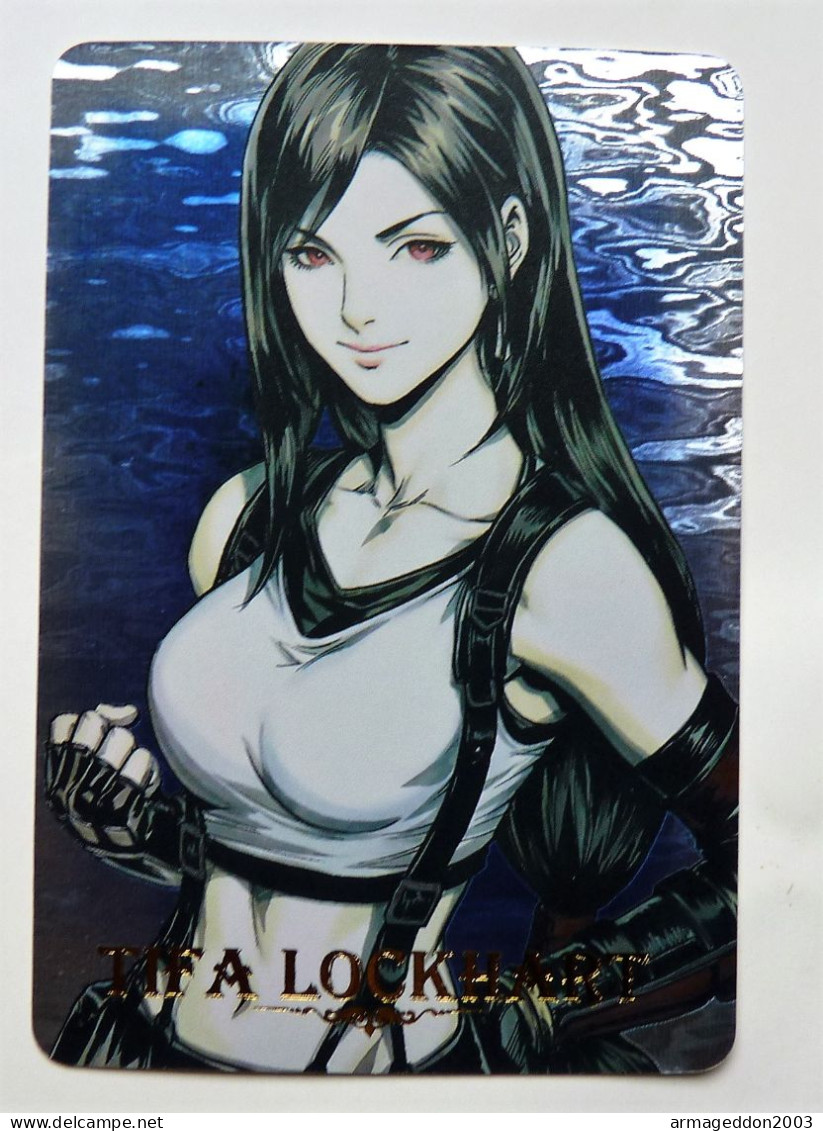 CARTE SEXY GIRL WAIFU BEAUTY MANGA MINT HOLO PRISM Final Fantasy VII Tifa - Marvel