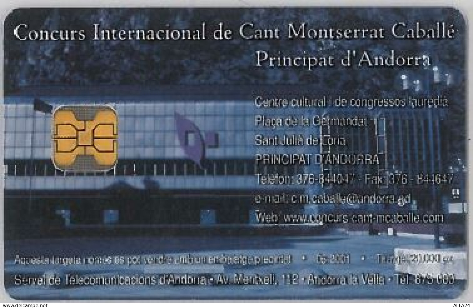 PHONE CARD-ANDORRA (E45.18.6 - Andorre