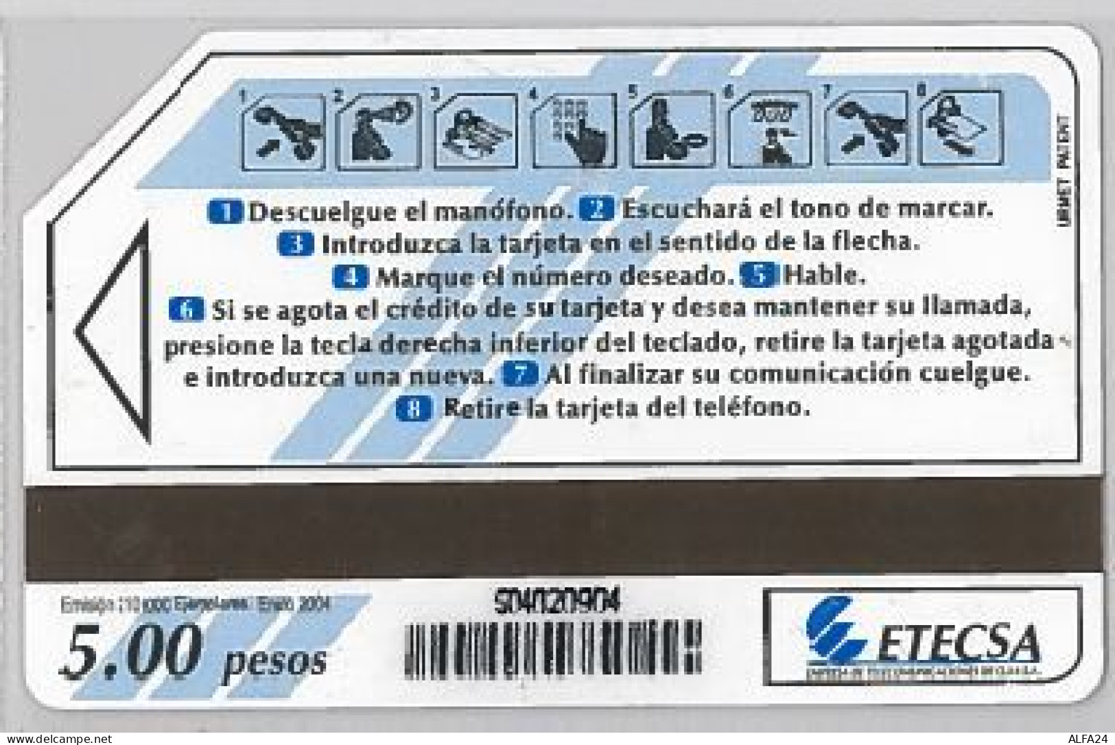 PHONE CARD-CUBA (E45.14.4 - Cuba