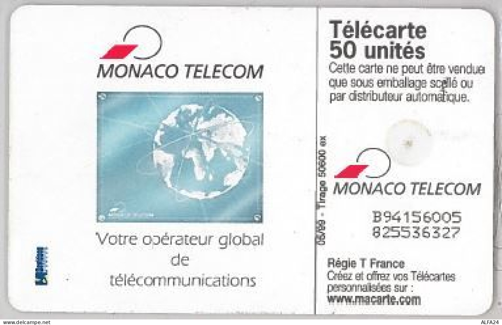 PHONE CARD-MONACO (E45.7.7 - Monaco
