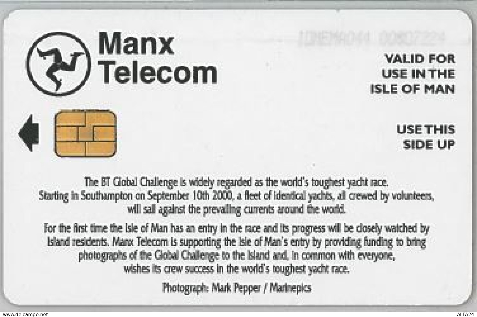 PHONE CARD - ISLE MAN (E44.36.1 - Isle Of Man