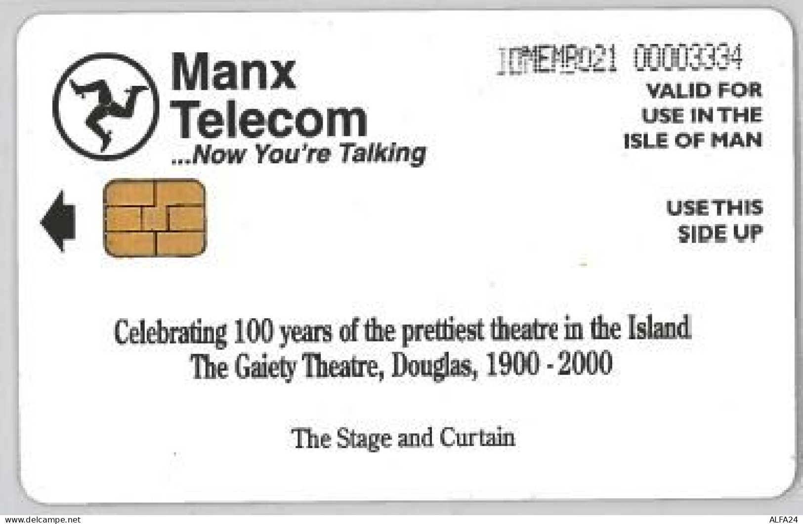 PHONE CARD - ISLE MAN (E44.34.6 - Isle Of Man